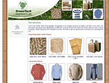 Tablet Screenshot of greentechgrp.net